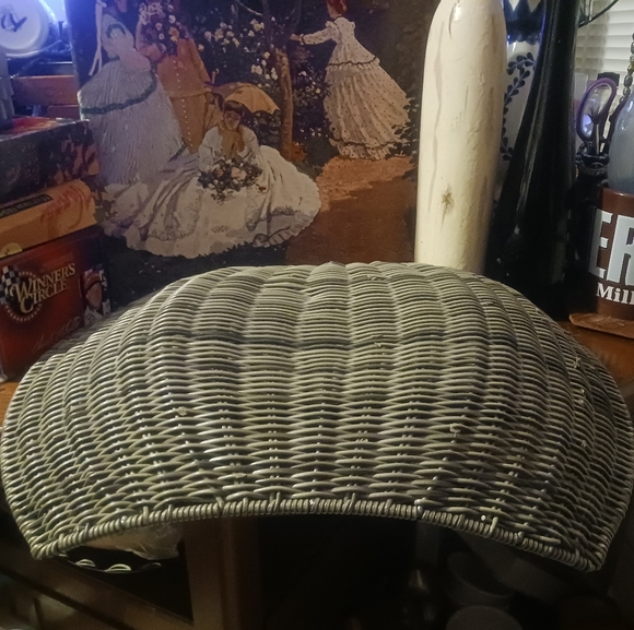 β€Pier 1 Huge Chef Wicker Serving Tray 20"Γ14"Γ5",Table Fruit Center Piece.π₯° - Picture 4 of 16